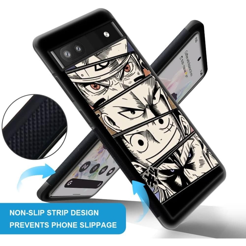 CARLOCA Google Pixel 6A Case Anime Character Acrylic Hard Shell Shock-Proof